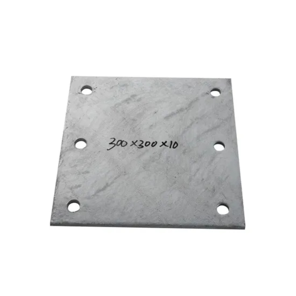 High Strength Steel Solar Anchor Plate for Ground Mounted PV Structure Connection