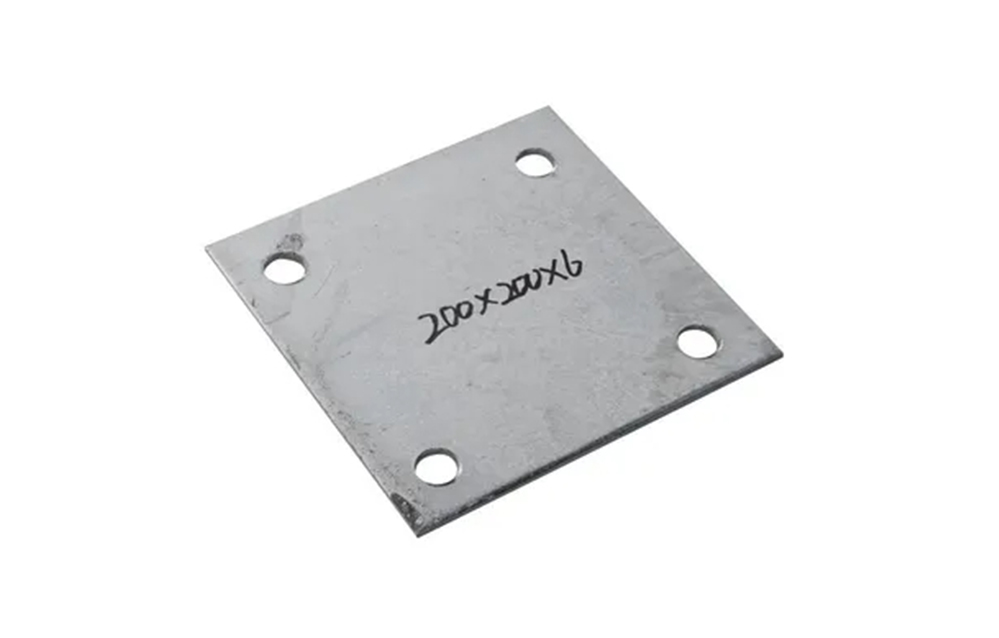 High Strength Steel Solar Anchor Plate for Ground Mounted PV Structure Connection