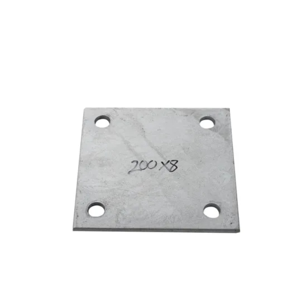 High Strength Steel Solar Anchor Plate for Ground Mounted PV Structure Connection