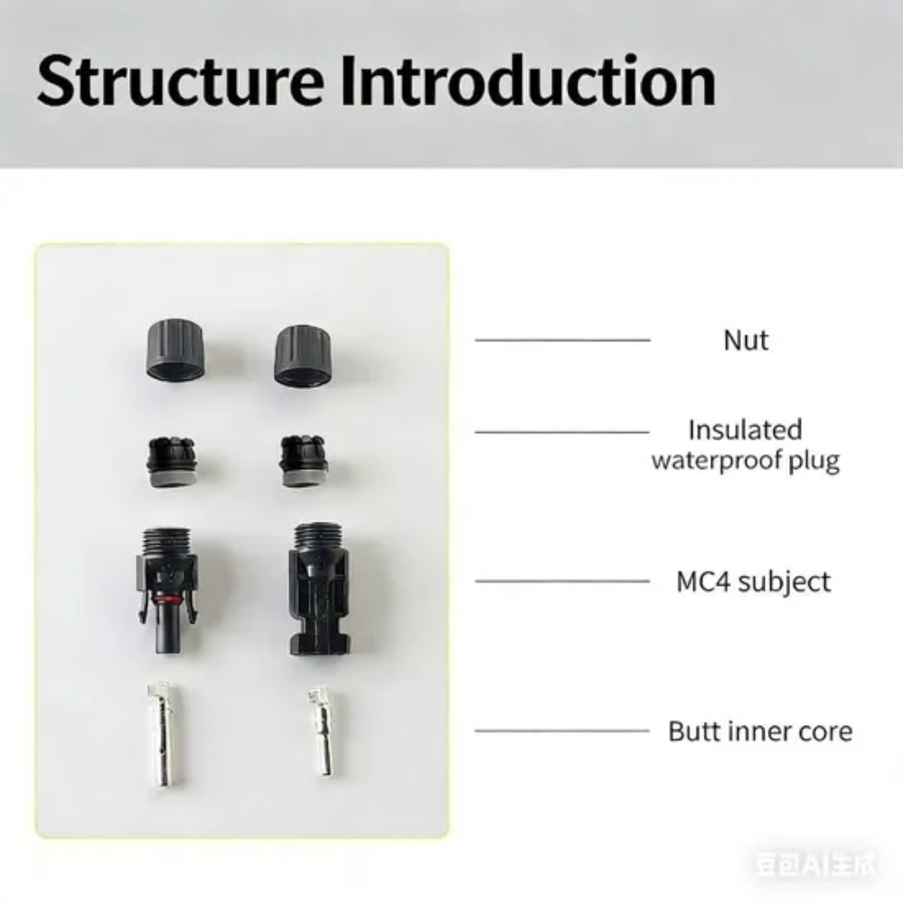 High-Quality Mc4 Photovoltaic Connector for Solar Panel Systems