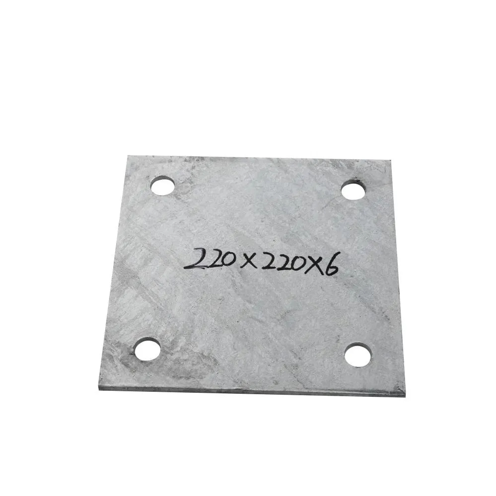 Corrosion Resistant Solar Mounting Base Plate for Rooftop Photovoltaic Support Installation
