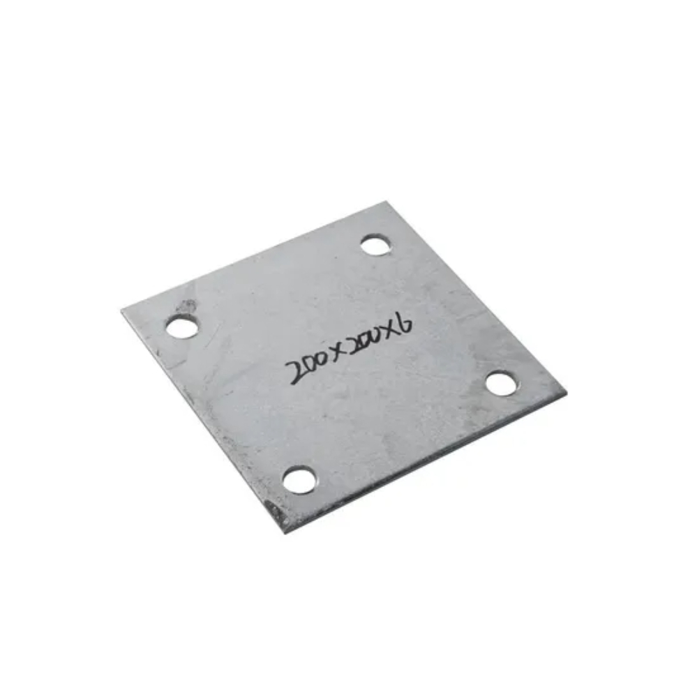 High Strength Steel Solar Anchor Plate for Ground Mounted PV Structure Connection