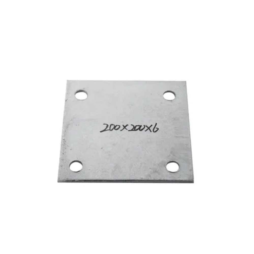 High Strength Steel Solar Anchor Plate for Ground Mounted PV Structure Connection