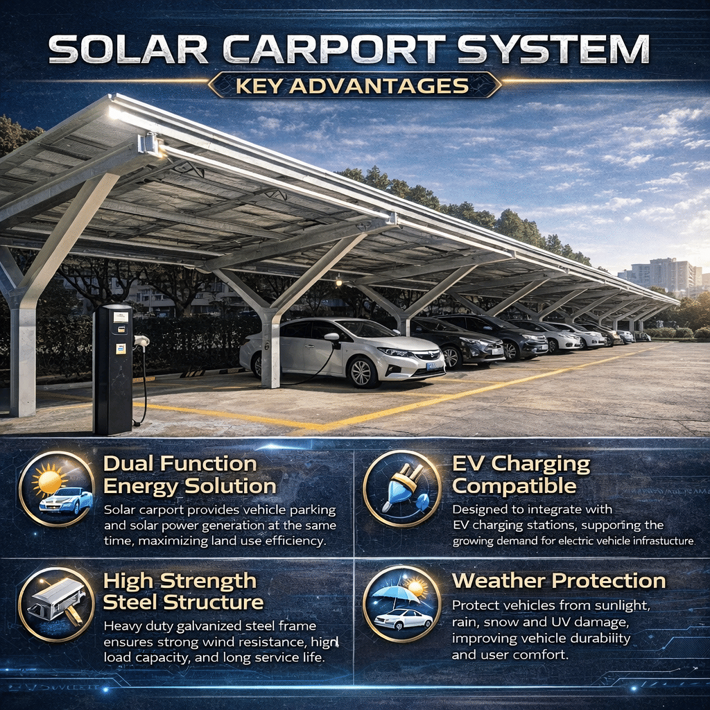 Premium Solar Carport Solution for Eco-Friendly Energy Efficiency