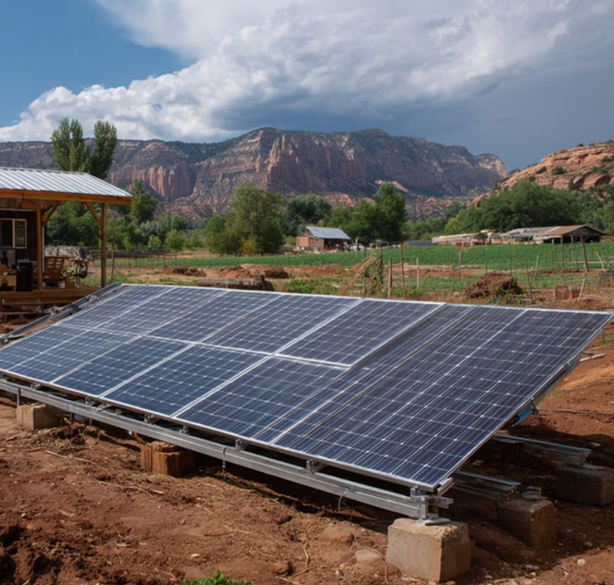 Durable Solar Ground Mounting Structures for Residential and Commercial Use