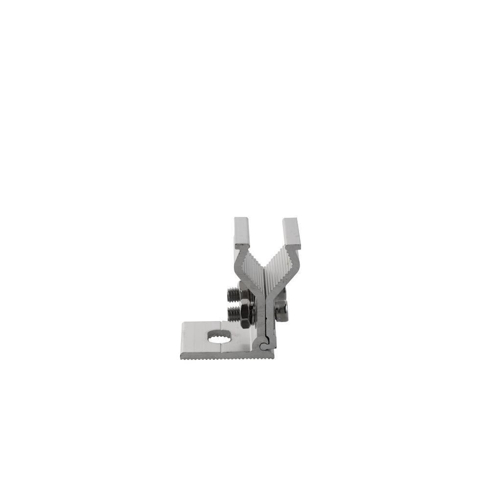 Heavy‑duty aluminum Rail Less Clamp simplifies photovoltaic installation without extra mounting rails.